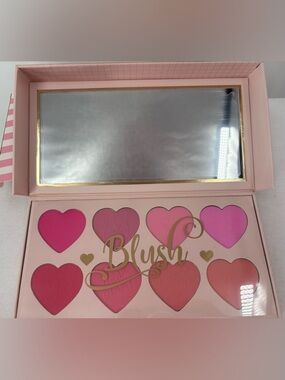P. Louise. My First Blush Palette 8 Heart Shaped Blush Powder Blush Shades